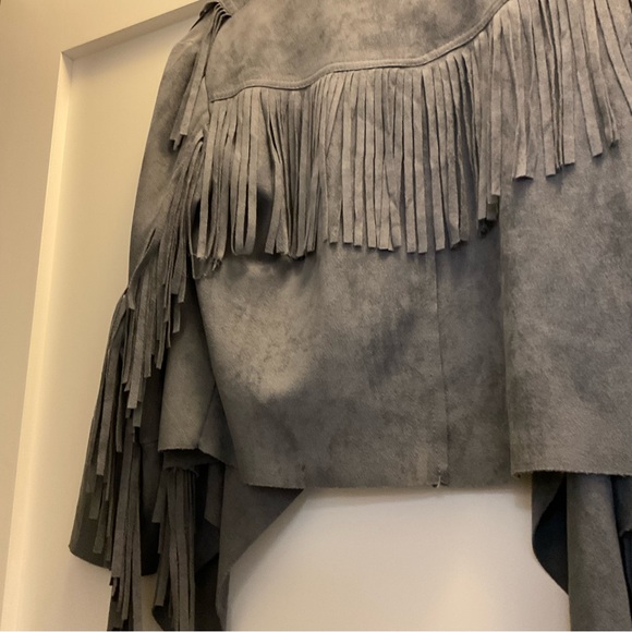 Suede Tassle Blazer Jacket - Picture 3 of 3